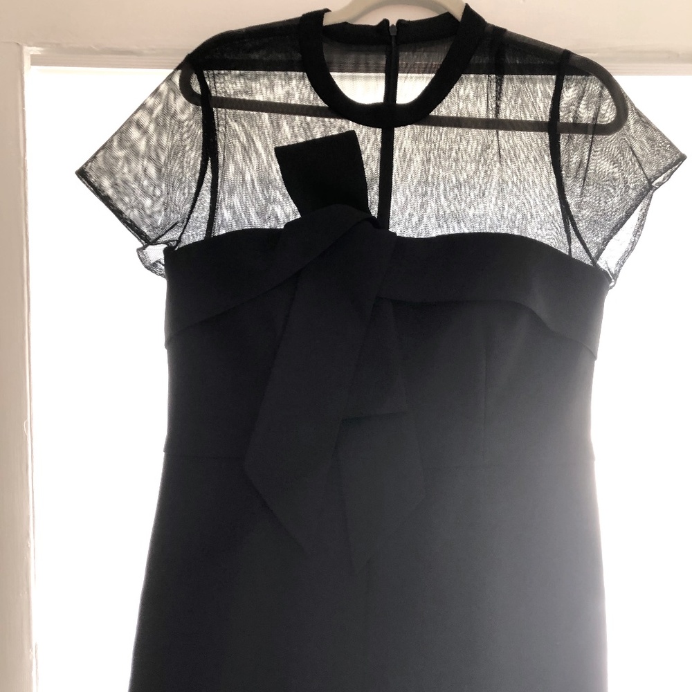 JS Collections Black Sheer Jumpsuit